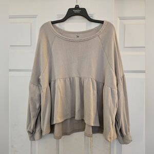 SO Juniors Baby Doll Taupe Sweatshirt